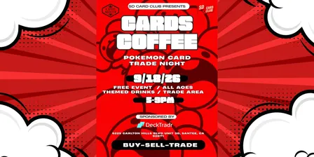 September Cards and Coffee Trade Night