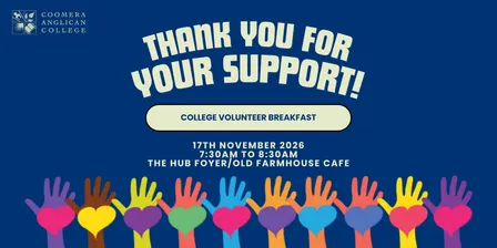 Thank you College Volunteer Breakfast