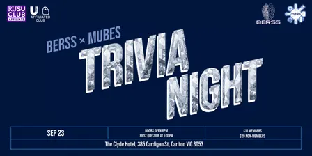 MUBES × BERSS Trivia Night 2026