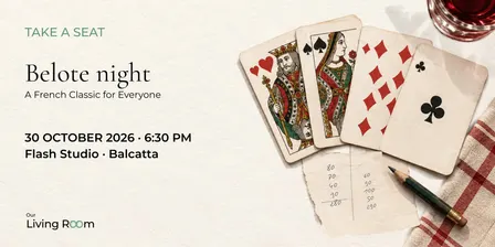TAKE A SEAT - Belote Night