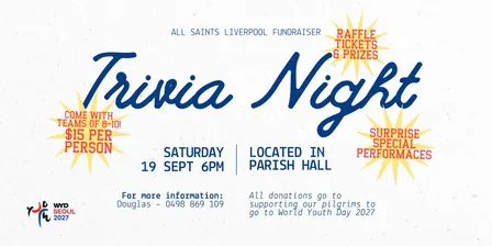 All Saints WYD Trivia Night