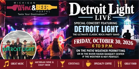 SPECIAL CONCERT — FEATURING DETROIT LIGHT LIVE! Friday, October 30, 2026