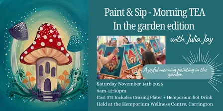 Paint & Sip - Morning Tea Edition