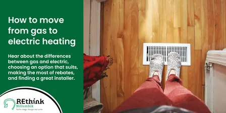 How to move from gas to electric heating