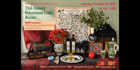 MECA's 23rd Annual Palestinian Holiday Crafts Bazaar