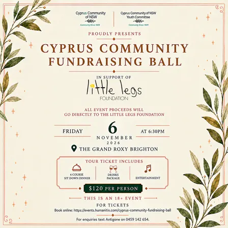 Cyprus Community Fundraising Ball
