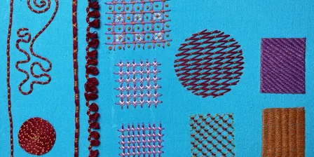 Embroidery Foundations - Crossed, Looped, Woven Stitches