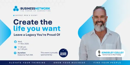 D32 Secret Men's Business Event - Perth WA - Wed 11 Nov