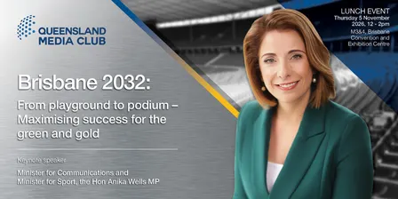 From playground to podium – maximising success for the green and gold | Minister for Sport and Minister for Communications, the Hon Anika Wells MP