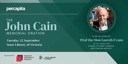 2026 John Cain Memorial Oration