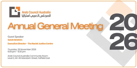 Arab Council Australia 2026 Annual General Meeting