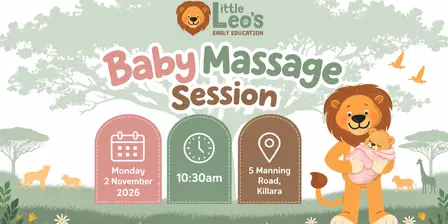 Baby Massage Session at Little Leo's
