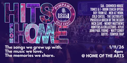 Soul Song Gold Coast Show - Hits From Home - Concert Recording Digital Tickets Only