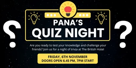 PANA's Quiz Night, 2026