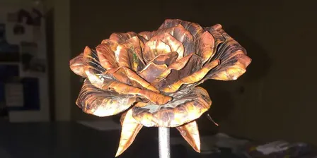 Metalwork: Make a Copper Rose with Gordon
