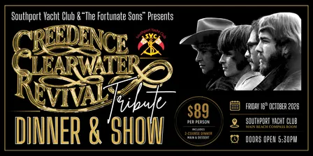 Creedence Clearwater Revival Tribute - DINNER & SHOW 2026
