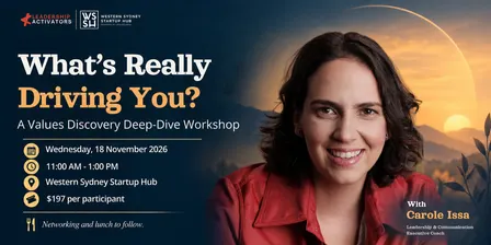 What’s Really Driving You? A Values Discovery Deep-Dive Workshop