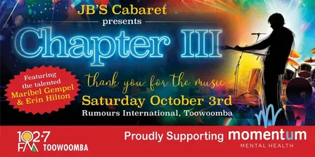 JB's Cabaret presents Chapter III - Thank you for the music