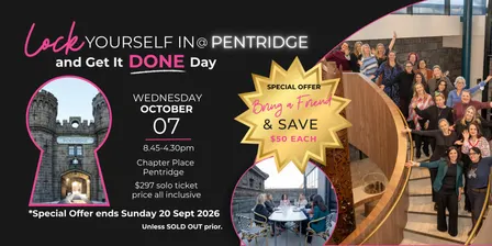 Lock Yourself In at Pentridge & GET IT DONE DAY !