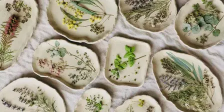 Botanical Handmade Dinnerware Pottery Workshop