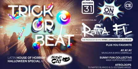 Trick or Beat: Latin House of Horror with DJ Raffa FL