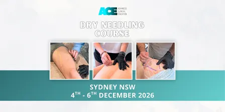 Dry Needling Course SYDNEY NSW (4-6 Dec 2026)