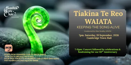 Tiakina Te Reo Waiata: Keeping the Song Alive