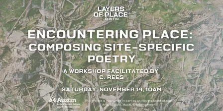 Encountering Place: Composing Site-Specific Poetry
