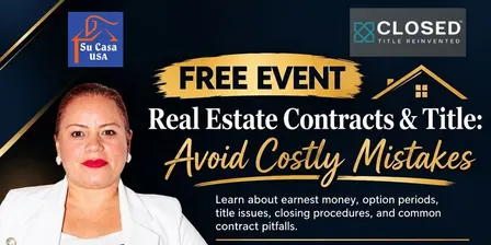 FREE EVENT! Real Estate Contracts & Title: Avoid Costly Mistakes!