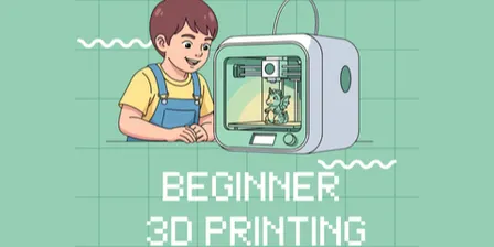 Beginner 3D printer session with SCRATCHPAD