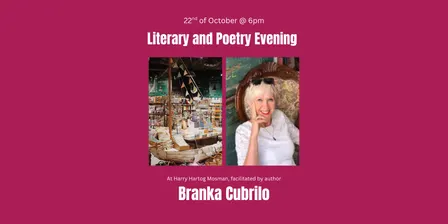 Literary and Poetry Night with Author Branka Cubrilo