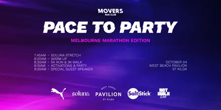 Pace to Party: Melbourne Marathon Edition