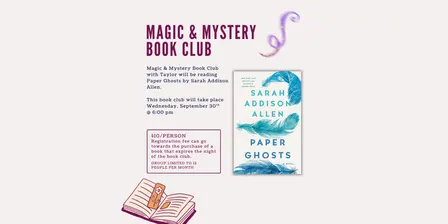 September Magic & Mystery Book Club