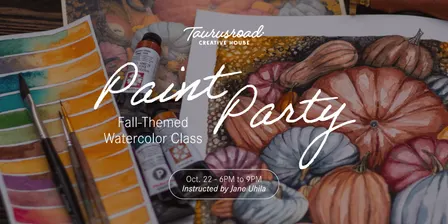 Paint Party: Fall-Themed Watercolor Class