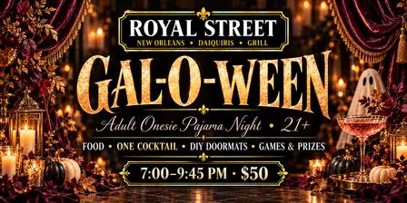 Gal-O-Ween: Adult Onesie Night at Royal Street MKE