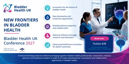 Bladder Health UK Healthcare Professionals Conference 2027  New Frontiers in Bladder Health: Advancing Care, Research and Multidisciplinary Practice