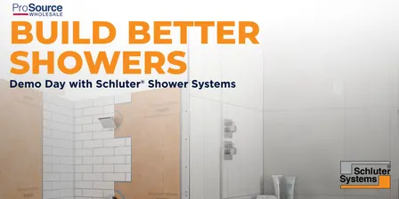 Build Better Showers: Schluter® Breakfast Demo