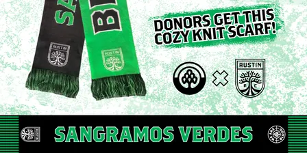 Bleed VERDE: Austin FC x We Are Blood Community Drive at Q2 Stadium