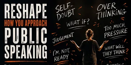 Reshape and OWN your Public Speaking. November retreat.