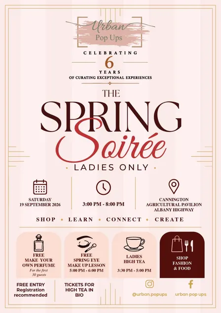 Urban Pop Ups Ladies Spring Soiree