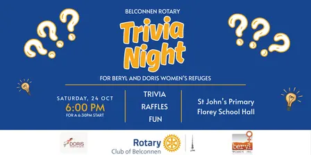 Belconnen Rotary Trivia Night 2026