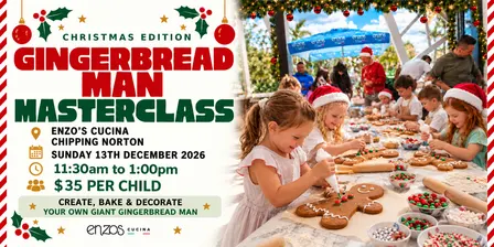 Kids Christmas Gingerbread Making Class at Enzo's Cucina Chipping Norton