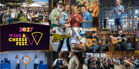 Wine And Cheese Fest 2027 @ The Timber Yard