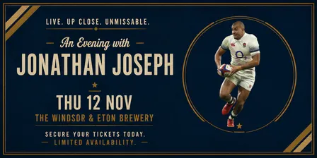 Evening with Jonathan Joseph in Windsor, Thur 12 Nov