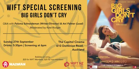 WIFT Special Screening + Q&A: Big Girls Don't Cry