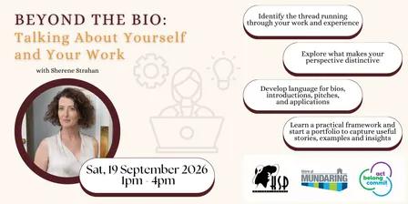 Beyond the Bio: Talking About Yourself and Your Work