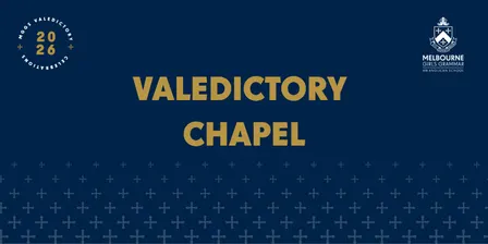 Valedictory Chapel 2026