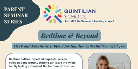 Parent Seminar: Bedtime & Beyond