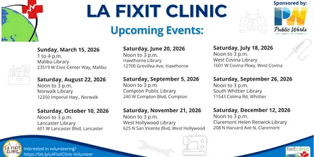 LA Fixit Clinic in San Fernando Valley