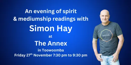Aussie medium Simon Hay at The Annex